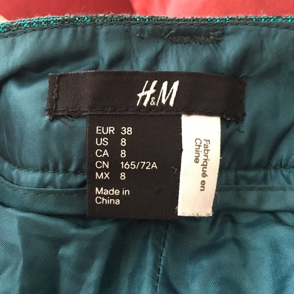 Beautiful green leopard print pants - Picture 3 of 5